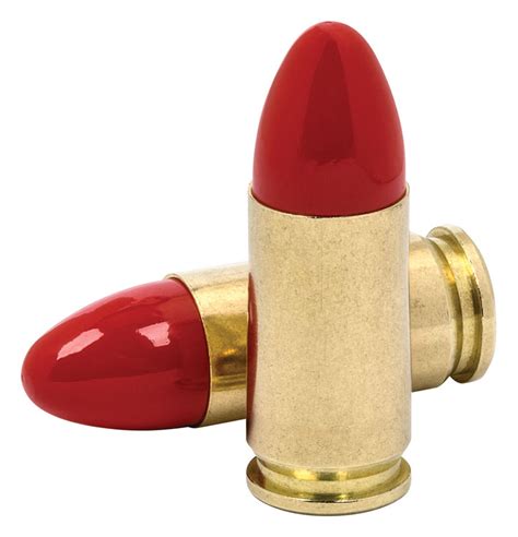 Red tip 9mm bullets. All Hornady ammunition is loaded using premium cartridge cases, with most being made on-site at the Hornady case production plant. As with all Hornady products, only the highest quality raw materials are used and our manufacturing process and quality control procedures lead the industry in consistency and efficiency. 