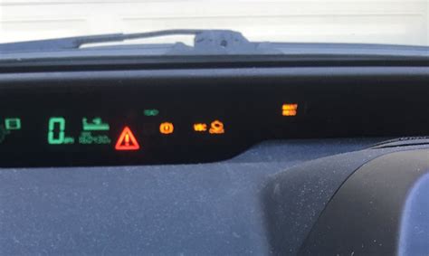 Red triangle with exclamation point prius 2007. In the last few weeks, I get the dreaded Red Triangle with exclamation point on the dashboard with just the word "Problem" on the display. It only happens when I … 