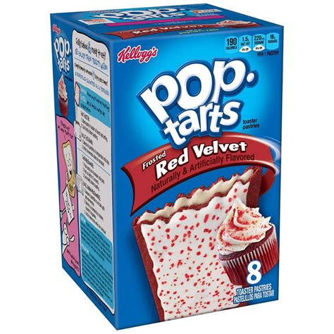 Red velvet pop tarts. Nov 18, 2022 · How Many Calories Are In Red Velvet? One serving of Red Velvet Cake contains 333 calories, 50 grams of total carbs, 45.1 grams net carbs, 14 grams of fat, 5.7 grams of protein, and 45.1 grams of carbohydrates. 