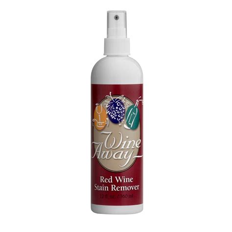 Red wine stain remover. Chateau Spill Red Wine Stain Remover Chateau Spill Red Wine Stain Remover is a super-concentrated stain remover designed to quickly and safely treat stains when they occur. The professional grade formula uses more biodegradable surfactants than other national brands making a little go a lot further. 