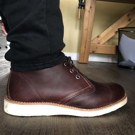 Red wing work chukka. Save on Red Wing work boots, chukka boots, chelsea boots, and more. Browse Red Wing Moc-Toe Work Boots, Cap-Toe Boots, Slip-On and more. Shop. Shop. Find a Store. Shop. Find a Store. 0 Items in cart. Clear Search. Help. 1.800.713.4534 Customer Service Chat With Us Exchanges & Returns FAQ. Stores. Find a Store ... 