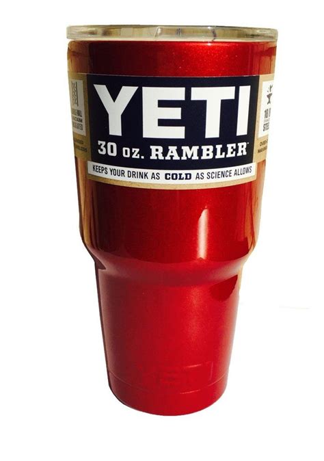 Red yeti. The Rambler® 532 ml Bottle is a necessary addition to your morning hikes, kayak trips, and daily commutes. This tough bottle is double-wall vacuum insulated to keep your water cold until the last sip, dishwasher safe for easy cleaning, and standard equipped with the Chug Cap. The shatter-resistant, dishwasher-safe spout allows for controlled ... 