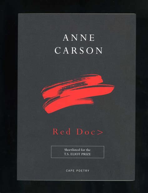 Full Download Red Doc By Anne Carson