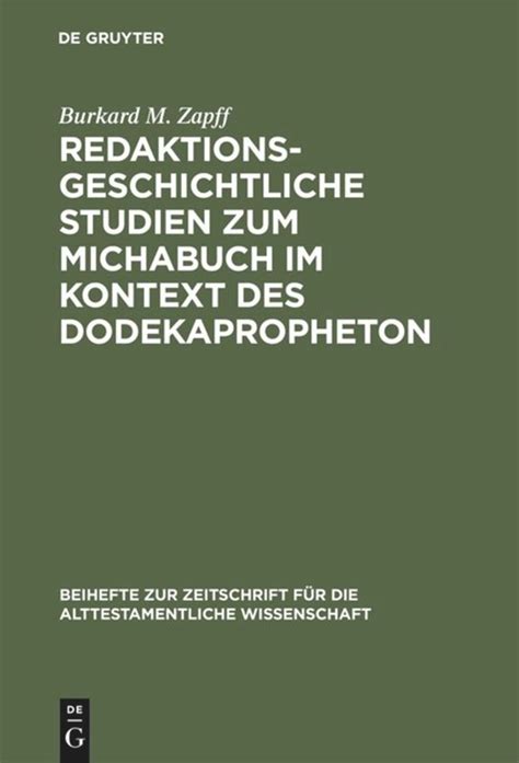 Redaktionsgeschichtliche studien zum michabuch im kontext des dodekapropheton. - Answer key for physical geology manual.