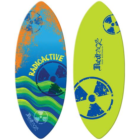 Redback Radioactive Fibreglass Skimboard - Manly Surfboards