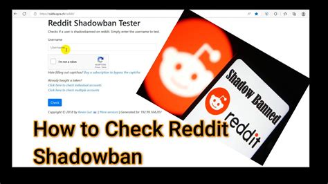 Reddit Shadowban Tester - ayra.ch