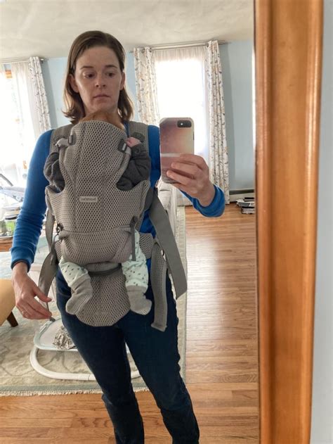We used the Ergo omni 360 afterwards, which is also able to be used with a small-ish baby. I love my embrace. Baby is almost nine months old and I’m just now transitioning to a new carrier. Can probably still use the embrace for another couple of months before bub outgrows it.. 