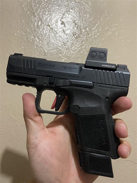 The Canik Mete is new for 2021. This optics ready striker fired polymer framed pistol gives you a ton of features for a very reasonable price.Here is a link .... 