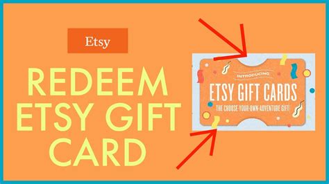 Redeem Etsy Gift Card