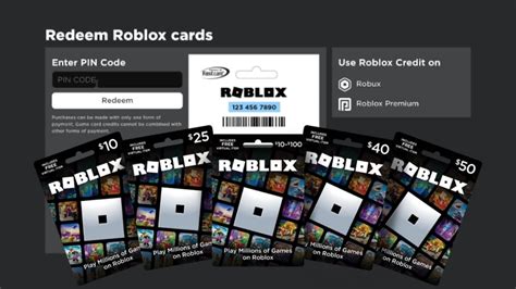 Redeem roblox card. Roblox Gift Cards are the easiest way to add credit you can spend toward Robux or a Premium subscription. Free Virtual Items Each gift card grants a free virtual item upon redemption and comes with a bonus code for an additional exclusive virtual item. 
