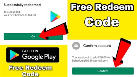 Redemption code for google play. Temporary and limited redemption code If you want to get a gift code, you just need to install and monitor the application to get the codes at the time they are published. Updated on. Oct 1, 2023. ... Very amazing app as it gives us redeem codes of bgmi, google play store, free fire, and etc but one of the problem is that most of the … 