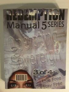 Redemption manual 50 book 3 operating sovereign volume 3. - Signal process and system manual solution.