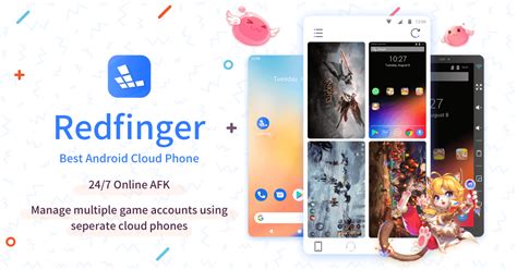 Redfinger cloud emulator.  Redfinger cloud phone enables 24/7 AFK gaming and device s...