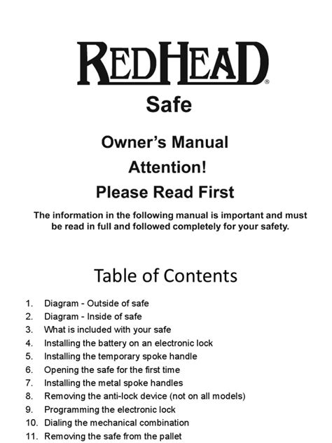 Redhead Safe Manual - lucretiacloninger7.wixsite.com