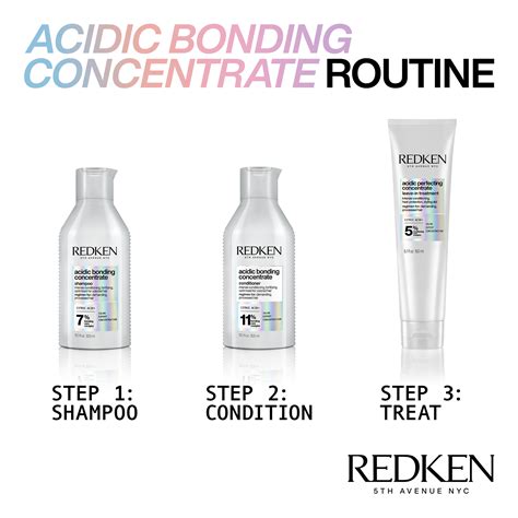 Redken acidic bonding leave in. To give your blonde hair the best chance and staying vibrant and healthy, add the powerful Acidic Bonding Concentrate to your regimen. This color protecting, super conditioning family of products is Redken's most powerful haircare system. This bonding line will visibly transform hair in an instant, repairing damage from salon services and ... 