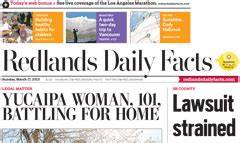 Redlands daily facts newspaper.  Local. .  Matters.  The Redlands Daily...