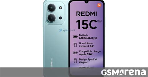 Redmi 15c gsmarena.  Detailed up-do-date specifications shown side by side.  Anno...