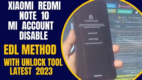 Redmi note 10 pro mi account remove unlock tool 2025. 8.  Why the software is not detectin...