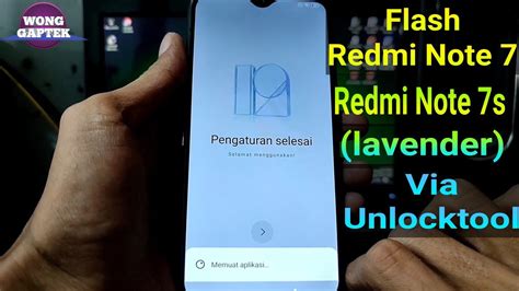 Redmi note 7 flash file.  For MTK devices, you need to use the SP Flash too...