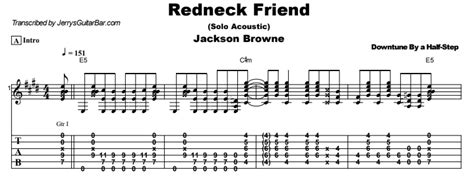 Redneck Friend Chords - Jackson Browne - Guitar Chords, …