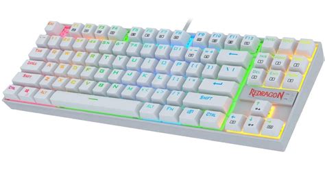 Redragon K552 Kumara (White RGB) Mechanical Gaming Keyboard