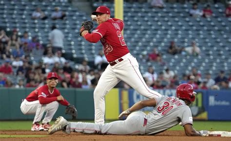 Reds spoil Mike Trout’s return to the Angels’ lineup with a 4-3 victory