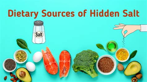 Reducing Dietary Sodium and Hidden Sources to Know