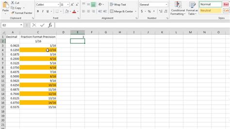 Reducing Fractions in Microsoft Excel - YouTube