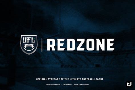 Redzone The UFL Project by CJ Zilligen Design Studio on