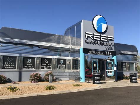 Reef dispensary glendale az. Arizona Organix. 3.4 15 votes | 11 reviews. Medical, Storefront, ATM. 5301 W Glendale Ave. Glendale, AZ 85301. 623-937-2752. "Best flower in the state. The best price on the best weed in The Valley visit exotic420thcvapes … 