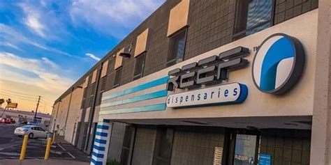 With our second Vegas location, you’ll be able to enjoy the Reef experience no matter what part of town you call home. See Menu & Order Now Sign Up For Updates. Hours: Open 24 hours. Phone: 702-410-8032. Address: 1370 W Cheyenne Ave #111, North Las Vegas, NV 89030.. Reef dispensary sun valley menu