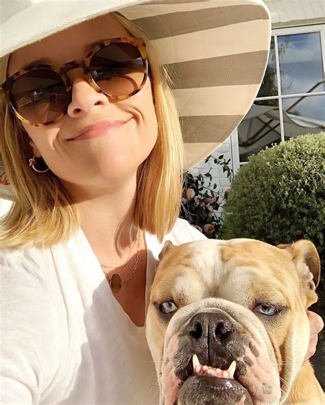 Reese Witherspoon Bulldog Puppy