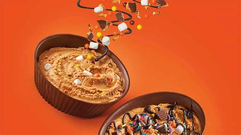 Reeses stuff your cup. Remove bowl from heat. Step 4 Add the eggs one at a time, stirring well between each addition. Stir in vanilla. Sprinkle the flour mixture over the chocolate mixture and fold in the dry ... 