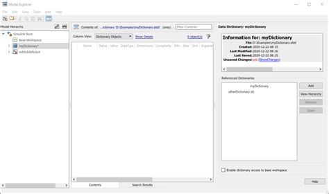 Reference Data Dictionaries - MATLAB & Simulink - MathWorks