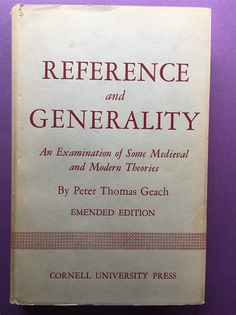 Reference and Generality