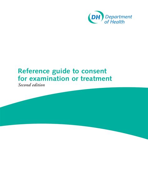 Reference guide to consent for examination or treatment …