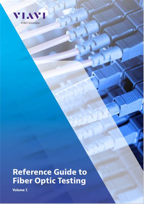 Reference guide to fiber optic testing. - Honda 20hp v twin service manual.