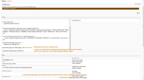 Referral Conversion Tracking with WordPress Contact Form 7 FLDTRACE