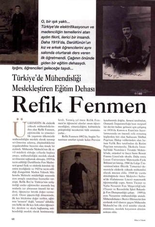 Refik Fenmen Vikipedi.