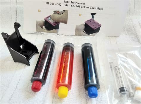 Refill ink cartridges. HP Black Inkjet Cartridges: Refill Instructions - YouTube 