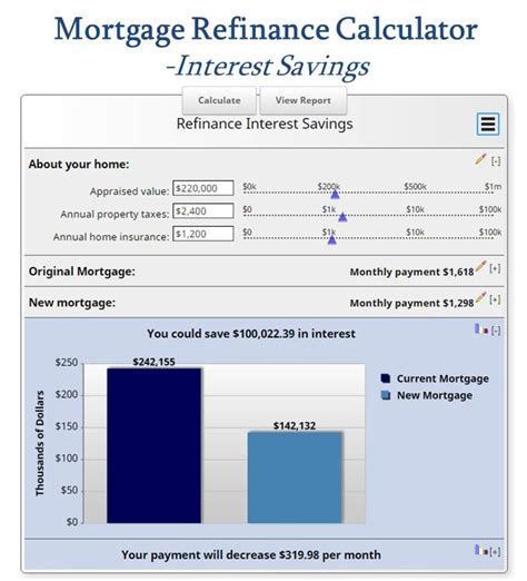 Refinance Calculator 