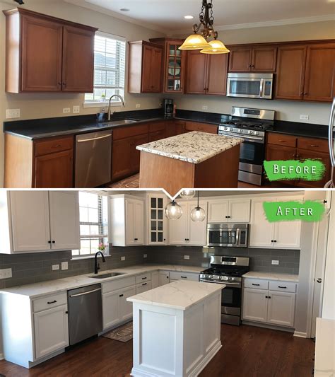 Refinish cabinets. N-Hance Ontario cabinet refinishing, painting, restoration and staining services can give your old cabinets a like-new finish. Call (888) 823-4822 to schedule a FREE cabinet refinishing estimate. 
