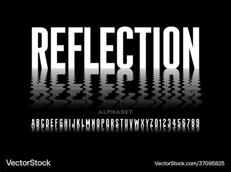 Reflection Font