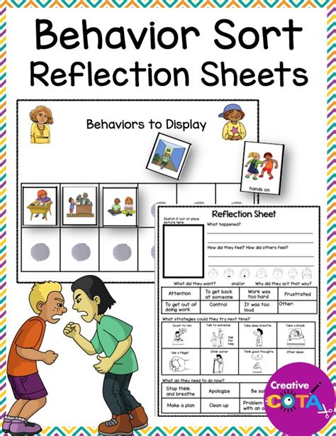 Reflection Sheet for Behavior Your Therapy Source