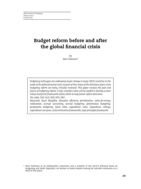 Reform beyond the crisis - OECD