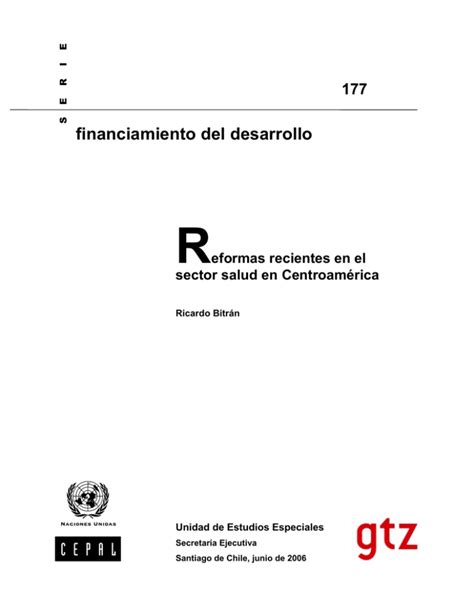 Reformas recientes en el sector salud en centroamerica (financiamiento del desarrollo). - Sony handycam vision hi8 ccd trv68 manuale.