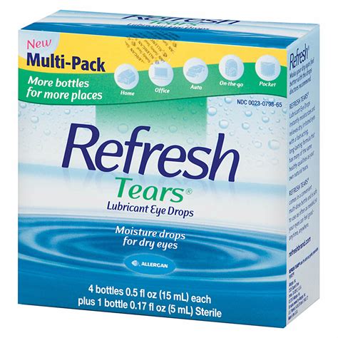 Refresh Tears Lubricant Eye Drops Multipack, 4 ct.