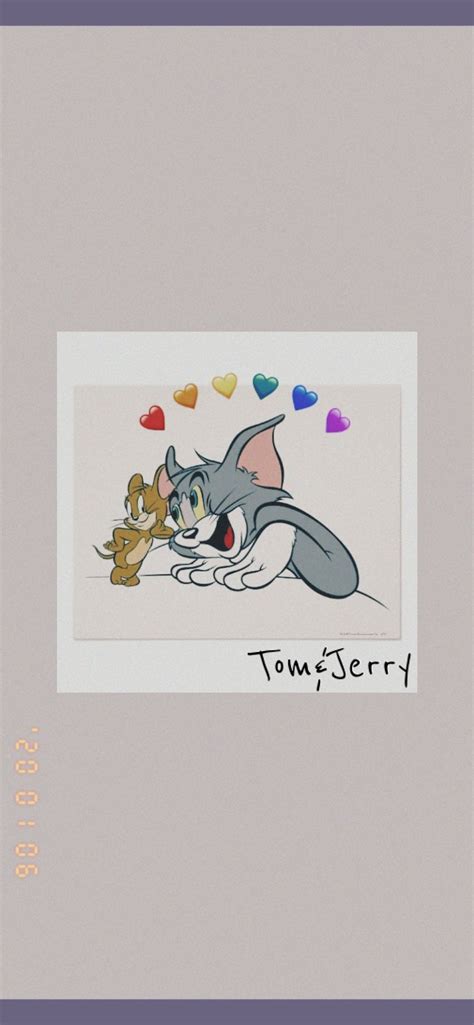 Refresh Your iPhone with Delightful iPhone Tom and Jerry Wallpaper