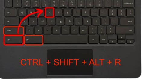 Refresh button on dell chromebook.  Hold the Ctrl key and click the Reload ...