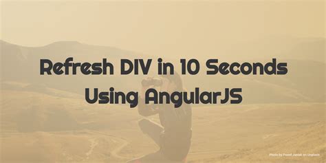 Refresh div angular 8.  Mar 15, 2024 · Learn how to refresh Angular UI ...